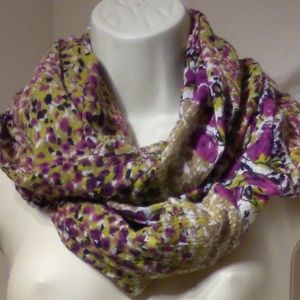 Purple and Green Scarf